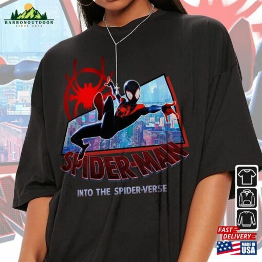 Miles Morales Movie Shirt K18 Spiderman 2023 Across The Spider Verse Sweatshirt Hoodie