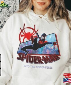 Miles Morales Movie Shirt K18 Spiderman 2023 Across The Spider Verse Sweatshirt Hoodie 4