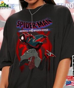 Miles Morales Movie Shirt K4 Spiderman 2023 Across The Spider Verse Sweatshirt Unisex T-Shirt 2 Miles Morales Movie Shirt K4 Spiderman 2023 Across The Spider Verse Sweatshirt Unisex T Shirt 3