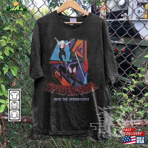 Miles Morales Movie Shirt K5 Spiderman 2023 Across The Spider Verse Sweatshirt Classic