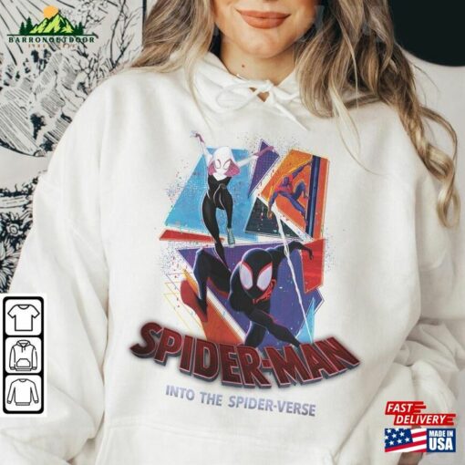 Miles Morales Movie Shirt K5 Spiderman 2023 Across The Spider Verse Sweatshirt Classic