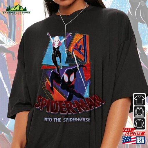 Miles Morales Movie Shirt K5 Spiderman 2023 Across The Spider Verse Sweatshirt T-Shirt Unisex