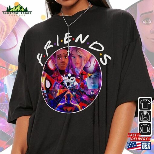 Miles Morales Movie Shirt K6 Spiderman 2023 Across The Spider Verse Sweatshirt Unisex T-Shirt