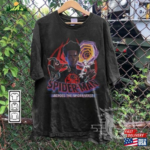 Miles Morales Movie Shirt K9 Spiderman 2023 Across The Spider Verse Sweatshirt T-Shirt