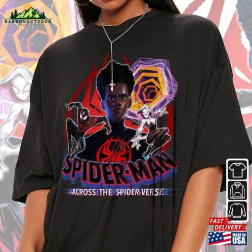 Miles Morales Movie Shirt K9 Spiderman 2023 Across The Spider Verse Sweatshirt T-Shirt Classic