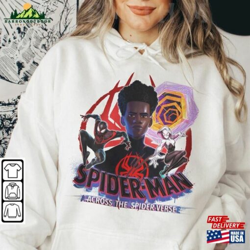 Miles Morales Movie Shirt K9 Spiderman 2023 Across The Spider Verse Sweatshirt T-Shirt Classic