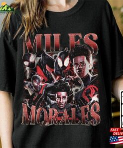 Miles Morales Movie Shirt Spiderman Across The Spider Verse Vintage 90S Y2k Sweatshirt T-Shirt Unisex