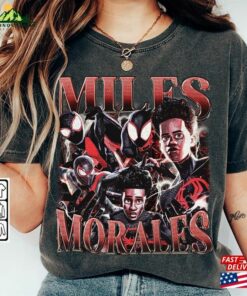 Miles Morales Movie Shirt Spiderman Across The Spider Verse Vintage 90S Y2k Sweatshirt T Shirt Unisex 3