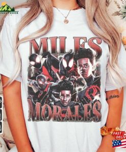 Miles Morales Movie Shirt Spiderman Across The Spider Verse Vintage 90S Y2k Sweatshirt T Shirt Unisex 4