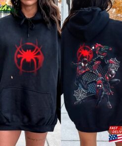 Miles Morales Spider Man 2 Sides Shirt Sweatshirt Hoodie
