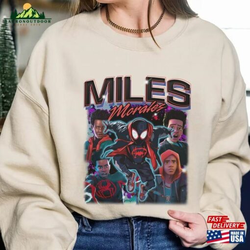 Miles Morales Spider Man Across The Verse Shirt Hoodie Classic