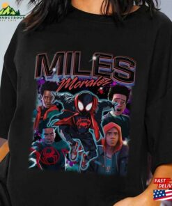 Miles Morales Spider Man Across The Verse Shirt Hoodie Classic