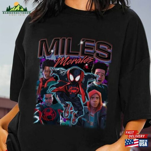 Miles Morales Spider Man Across The Verse Shirt Hoodie Classic