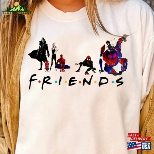 Miles Morales Spiderman Friends Shirt Spider Punk T-Shirt Verse 2023 Classic