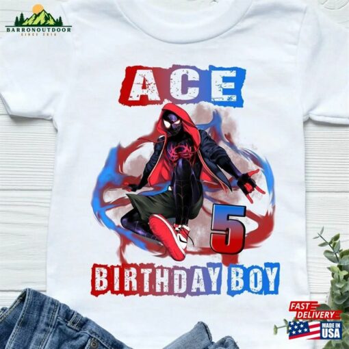 Miles Morales Spiderman T-Shirt Birthday Shirt Sweatshirt Unisex