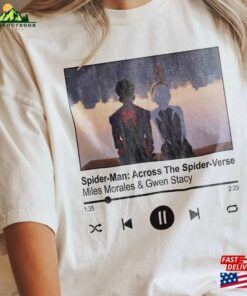 Miles Morales Tracklist Shirt Across The Spider Verse T-Shirt Hoodie