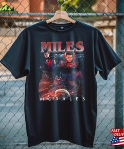 Miles Morales Vintage Bootleg T-Shirt Classic Hoodie