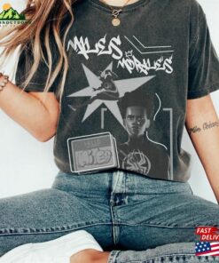 Miles Morales Vintage T Shirt Spider Punk Shirt Man Across The Sweatshirt Classic 3