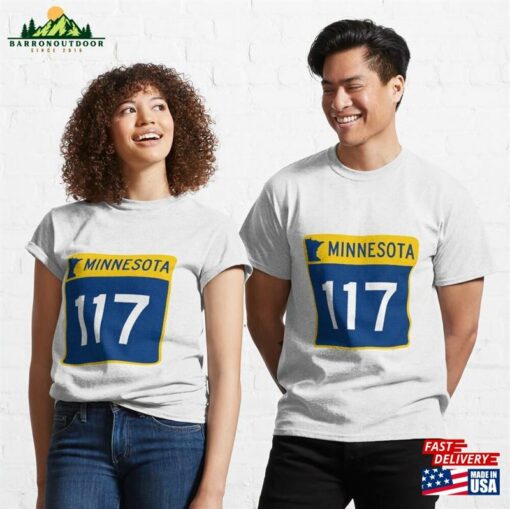 Minnesota State Route 117 Classic T-Shirt Unisex