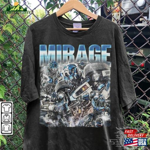 Mirage Movie Shirt Autobot 90S Y2k Vintage Retro Bootleg Sweatshirt Hoodie