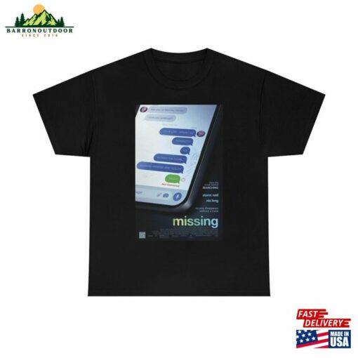 Missing Movie Poster Shirt Sweatshirt Unisex