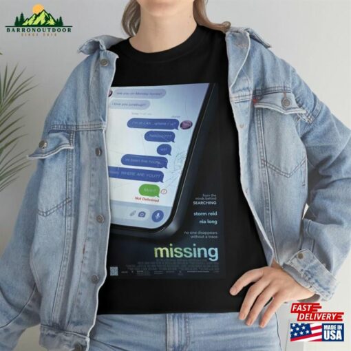 Missing Movie Poster Shirt Sweatshirt Unisex