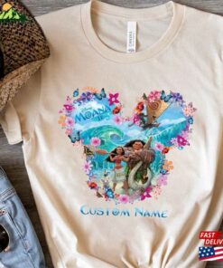 Moana And Maui Mickey Ears Shirt Movie Crewnecks Classic Unisex 4