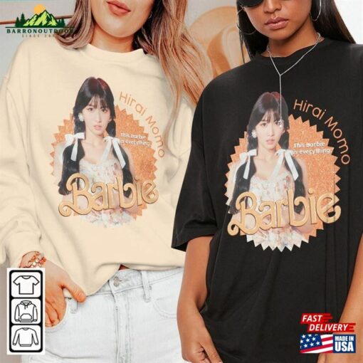 Momo Kpop Shirt Twice Ready To Be Sweatshirt Barbie Vintage Retro Graphic Tee Music Unisex Gifts Fan Hoodie T-Shirt