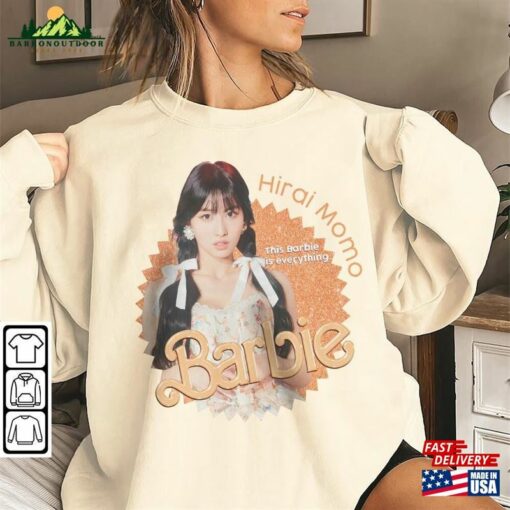 Momo Kpop Shirt Twice Ready To Be Sweatshirt Barbie Vintage Retro Graphic Tee Music Unisex Gifts Fan Hoodie T-Shirt