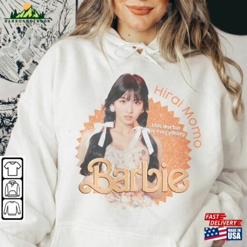 Momo Kpop Shirt Twice Ready To Be Sweatshirt Barbie Vintage Retro Graphic Tee Music Unisex Gifts Fan Hoodie T-Shirt