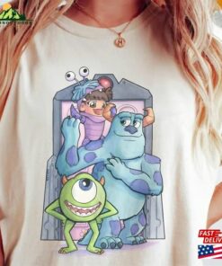 Monster Inc Shirt Disney Comfort Colors Watercolor Classic T-Shirt