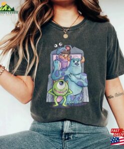 Monster Inc Shirt Disney Comfort Colors Watercolor Classic T-Shirt