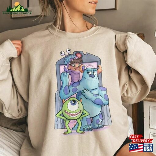 Monster Inc Shirt Disney Comfort Colors Watercolor Classic T-Shirt