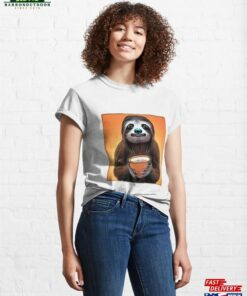 Morning Coffee With Sloth Classic T-Shirt Hoodie Unisex 3 Morning Coffee With Sloth Classic T Shirt Hoodie Unisex 4