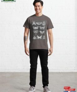 Moth Collage Classic T-Shirt Unisex 3 Moth Collage Classic T Shirt Unisex 4