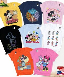 Mouse And Friends Matching Shirt Family Vacation 2023 Characters Trip Sweatshirt Hoodie