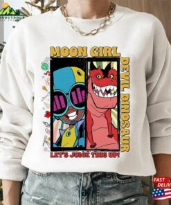 Movie 2023 Shirt Moon Girl T-Shirt And Devil Dinosaur Sweatshirt Movie 2023 Shirt Moon Girl T-Shirt And Devil Dinosaur Sweatshirt
