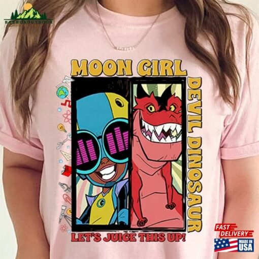 Movie 2023 Shirt Moon Girl T-Shirt And Devil Dinosaur Sweatshirt