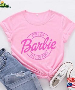 Movie Margot Robbie Cosplay Costume Barbie 2023 T-Shirt Come On Classic Sweatshirt Movie Margot Robbie Cosplay Costume Barbie 2023 T-Shirt Come On Classic Sweatshirt