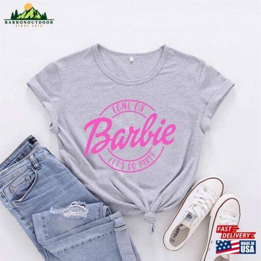 Movie Margot Robbie Cosplay Costume Barbie 2023 T-Shirt Come On Classic Sweatshirt