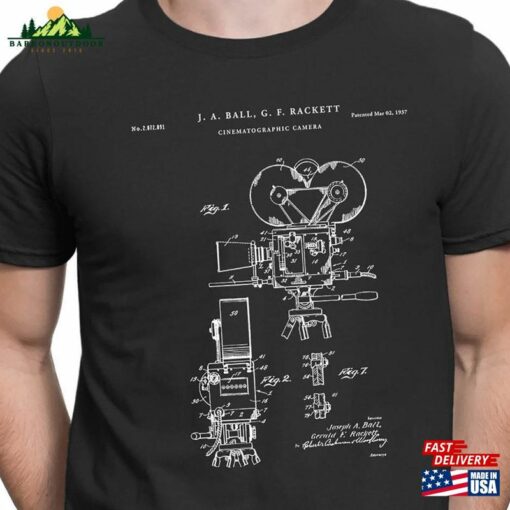 Movie Projector 1933 Patent T-Shirt Shirt Director Gift Hoodie