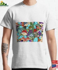 Mushroom Puzzle Classic T-Shirt Hoodie Sweatshirt Mushroom Puzzle Classic T-Shirt Hoodie Sweatshirt