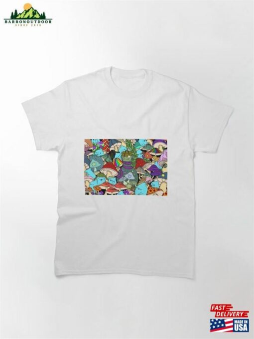 Mushroom Puzzle Classic T-Shirt Hoodie Sweatshirt