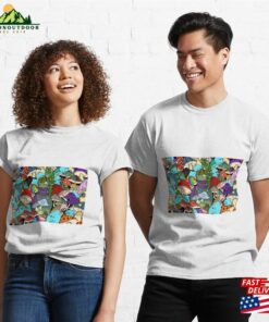 Mushroom Puzzle Classic T Shirt Hoodie Sweatshirt 3