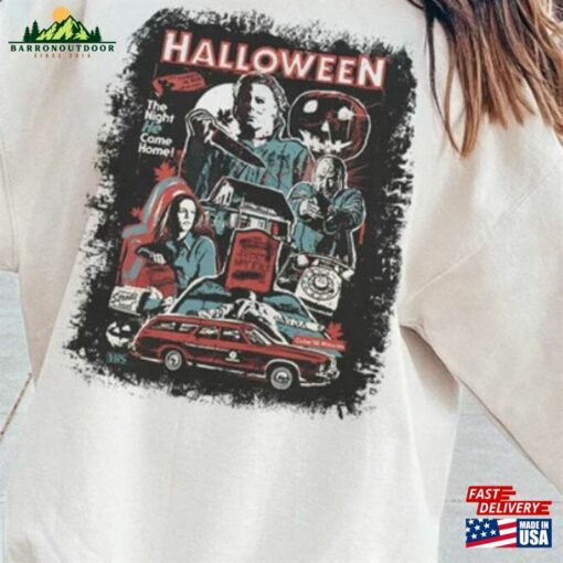 Myer Shirt Halloween The Night He Came Home Horror Movies Hoodie Classic