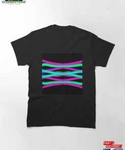 Neon Tubes Pink Green Design Classic T-Shirt Hoodie Neon Tubes Pink Green Design Classic T-Shirt Hoodie