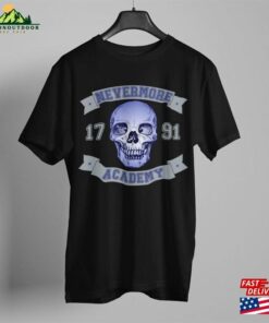 Nevermore Academy Shirt Wednesday Addams Tee Horror Movie Unisex Classic