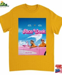 New Barbie F1 Mclaren Lando Norris Oscar Piastri Formula1 Driver 2023Heavyweight Unisex Crewneck T-Shirt Classic