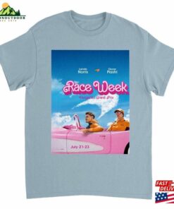 New Barbie F1 Mclaren Lando Norris Oscar Piastri Formula1 Driver 2023Heavyweight Unisex Crewneck T Shirt Classic 4