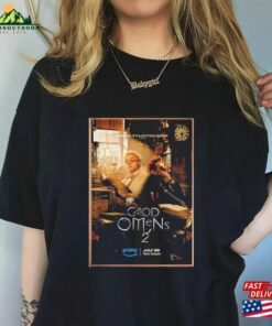New Michael Sheen And David Tennant Movie Good Omens Season 2 Poster Shirt Tv Series 2019–2023 Sweatshirt Hoodie